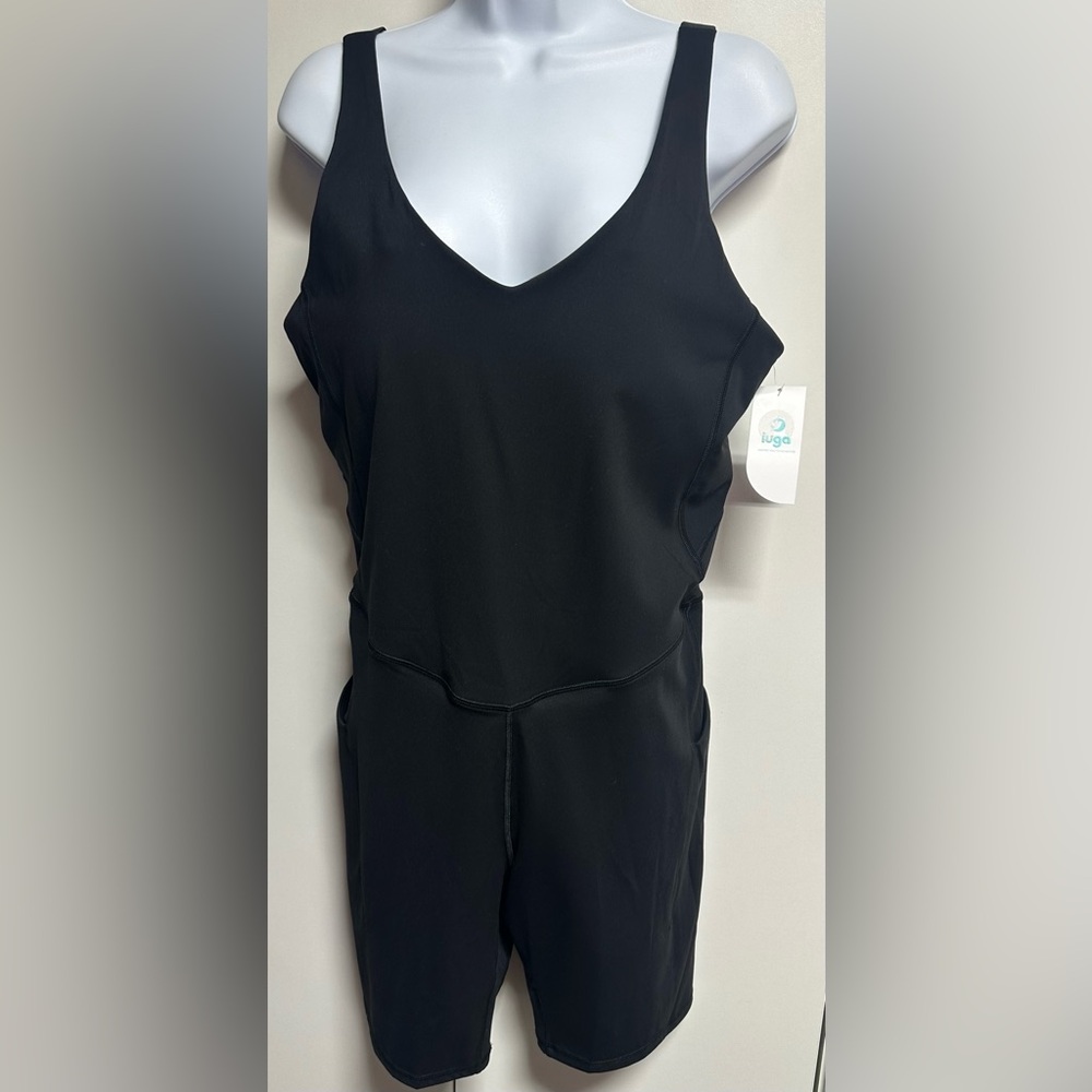 IUGA One Piece Tummy Support Black Jumpsuit NWT - Picture 7 of 9